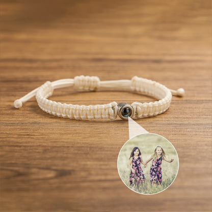 Custom Photo Projection Bracelet, Personalized Picture Projection Bracelet, Memorial Charm Gift for Her Him 685465 WFD