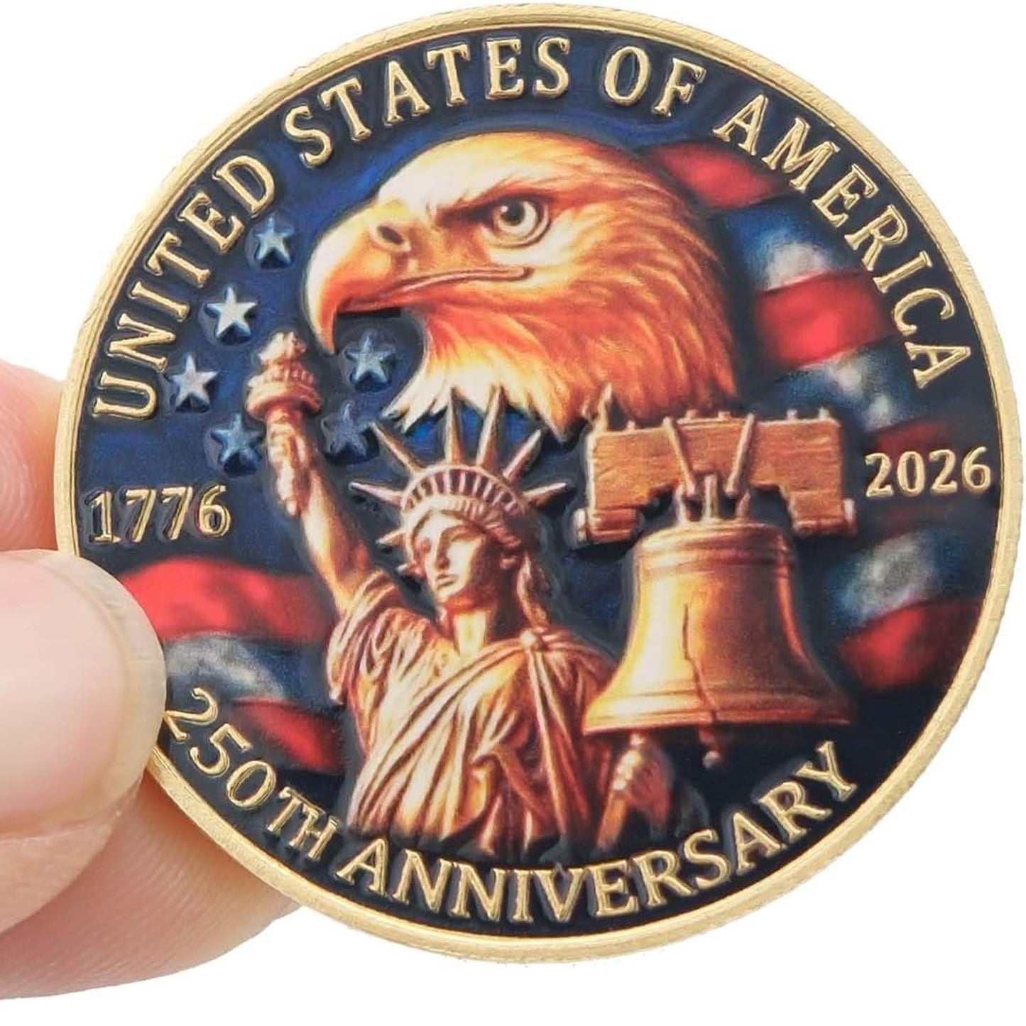 250 Years Anniversary Coin | 250th American USA Anniversary Commemorative Coin 684635