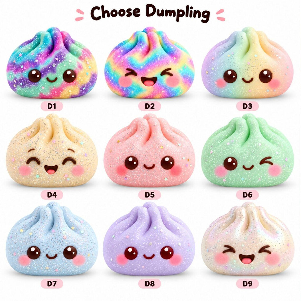 Personalized Dumpling Squishy Pillow, Custom Name Kawaii Plush Pillow, Cute Christmas Gift for Kids 686712 WFD
