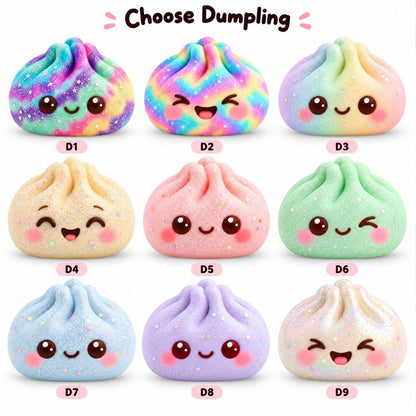 Personalized Dumpling Squishy Pillow, Custom Name Kawaii Plush Pillow, Cute Christmas Gift for Kids 686712 WFD