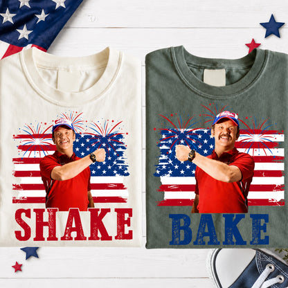 250 Years Shake and Bake 4th of July Shirt, Funny Couples Patriotic Tee, Independence Day Gift 685414 WFD