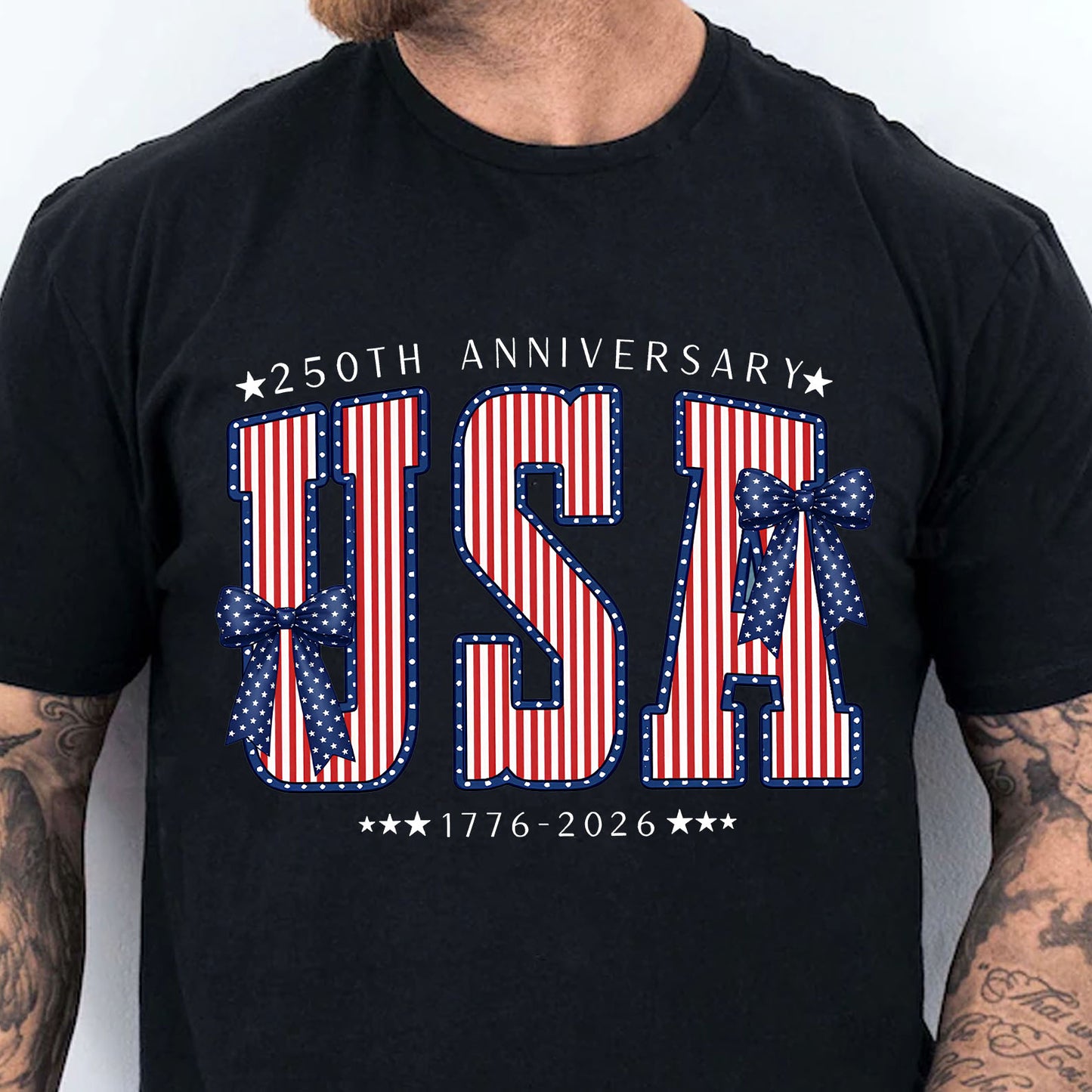 USA 250 Years Anniversary Shirt, Patriotic 1776–2026 Semiquincentennial 4th of July Tee 684982