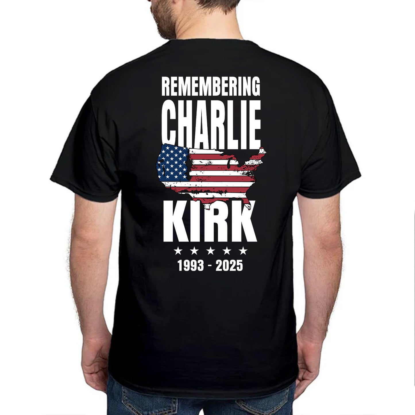 Remembering Charlie Kirk Red Shirt | Red Freedom Shirt | We Wear Red Charlie Kirk Birthday October 14 Backside Shirt 683202