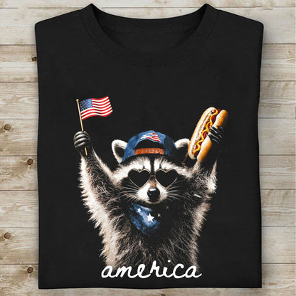250 Years USA Shirt, Funny Raccoon Tee, Patriotic 4th of July Independence Day T-Shirt 685191