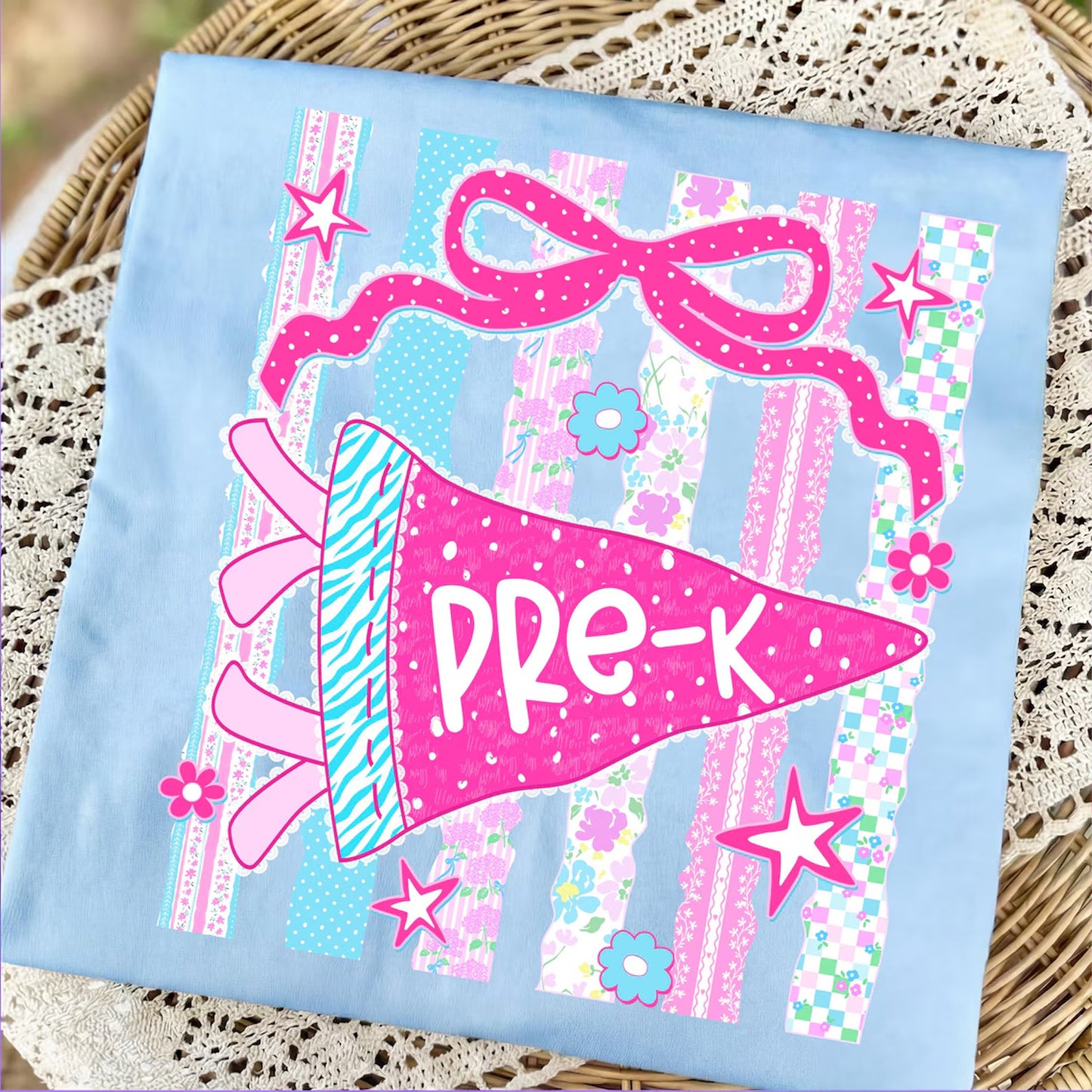 Retro Floral School Grade Coquette Shirt, Pre-K to 4th Grade Back to School Kids Tee 685364 WFD