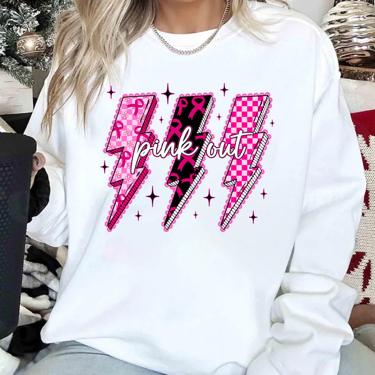 October We Wear Pink Shirt, Breast Cancer Awareness T-Shirt, Pink Out Shirt, Pink Ribbon Tee 683314-5