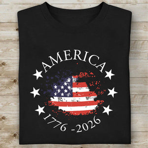 USA 250 Years 1776-2026 Dark Shirt | Patriotic US Flag 4th Of July T-Shirt | Independence Day Tee 684398