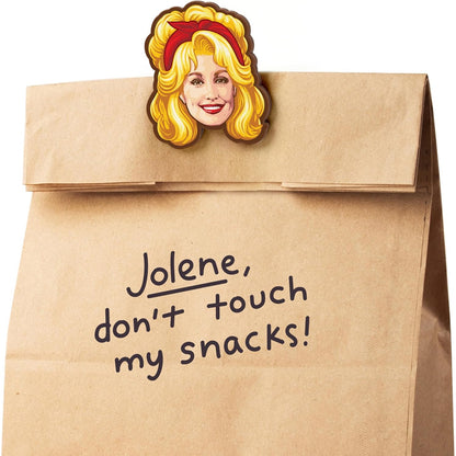 Dolly Parton Bag Clips Set of 4, Dolly-Inspired Iconic Hairstyle Food Storage Clips, Country Music Fan Gift 686183 WFD