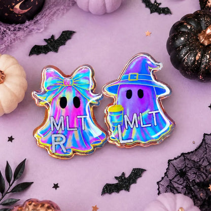 Iridescent Ghost Xray Markers, Personalized Halloween Xray Marker Set with Initials, Spooky Xray Tech Gift 685871 WFD