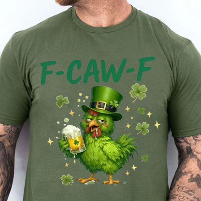 F-CAW-F St. Patrick’s Day Dark Shirt | Funny Irish Beer Drinking Party Shamrock T-Shirt 684384