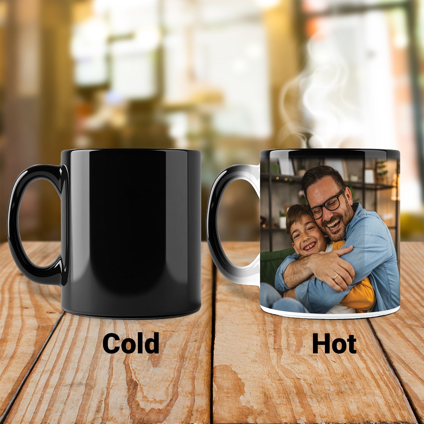 Custom Photo Coffee Mug | Personalized Heat Sensitive Color Changing Mug | Mother’s Day Father’s Day Gift 684505