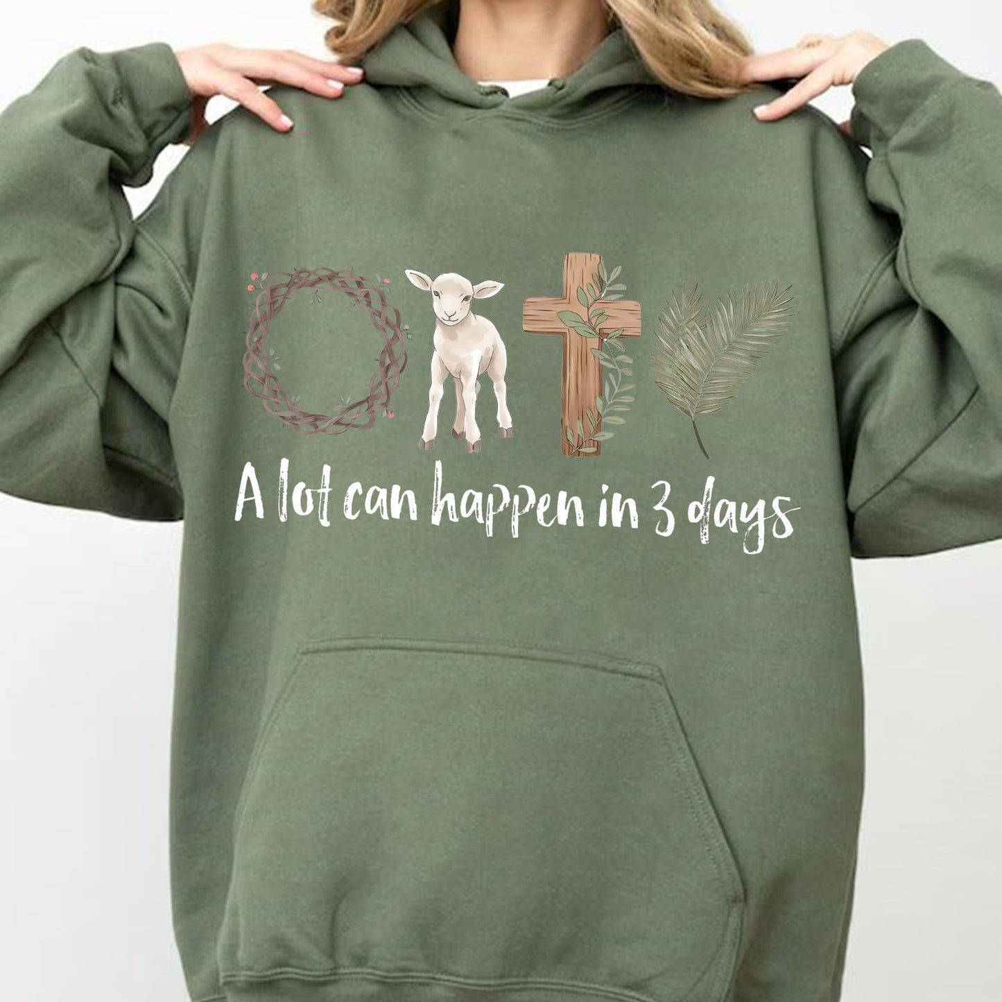 A Lot Can Happen in 3 Days Shirt | Easter Jesus Shirt | Good Friday Tee | He Is Risen Religious Easter Shirt 684488