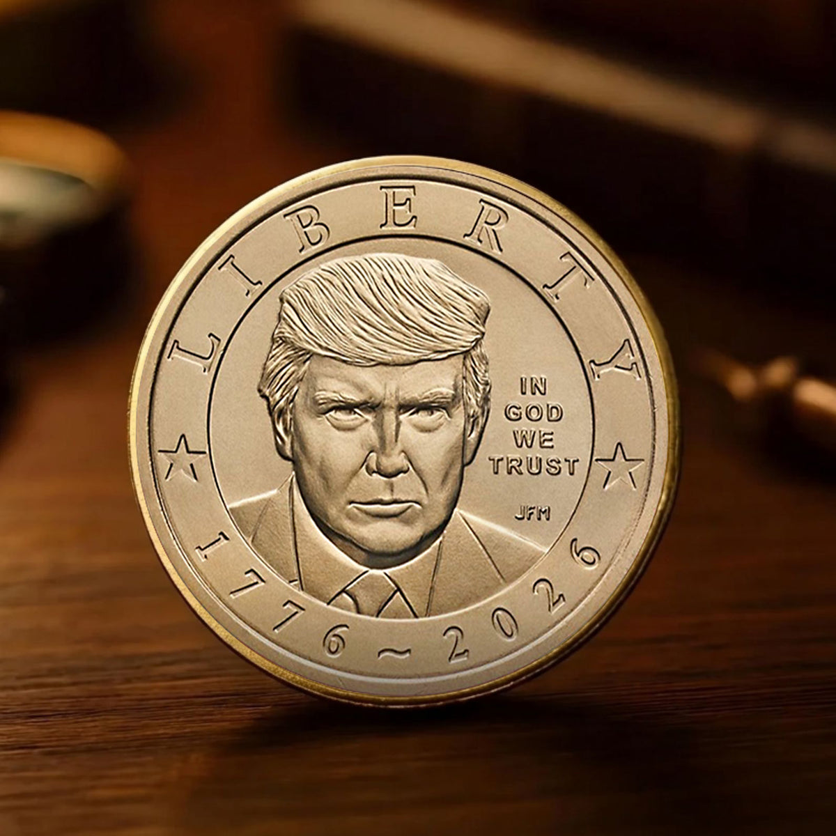 Donald Trump Commemorative Coin, USA 250th Anniversary Coin, 1776-2026 Patriotic Trump Keepsake 686132