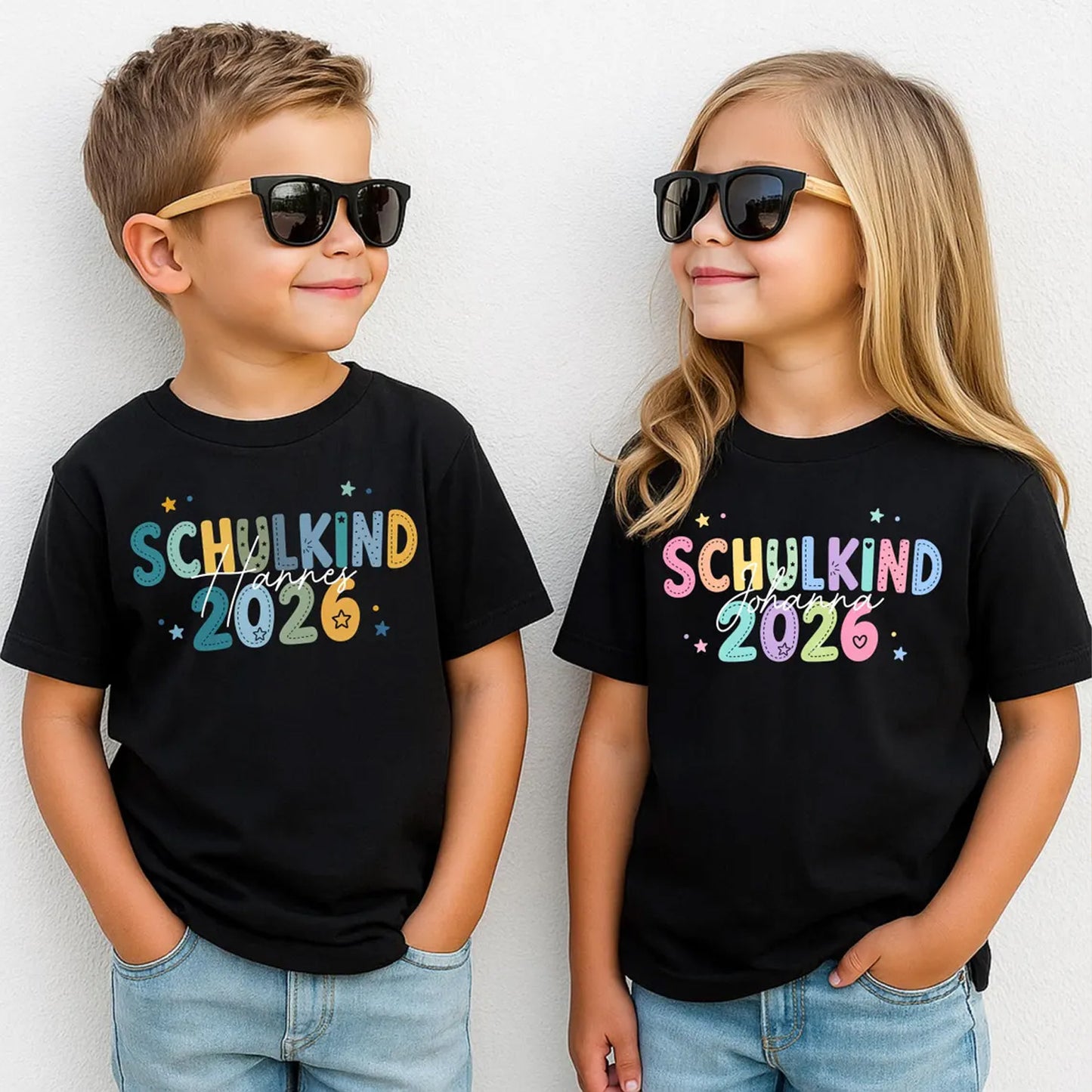 Personalized First Day of School Shirt 2026, Custom Name Back to School T-Shirt for Boys Girls 685383