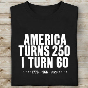 Vintage 250 Years Shirt, Personalized Age Birthday Shirt, America Turns 250 Tee, Patriotic Birthday Shirt 685151
