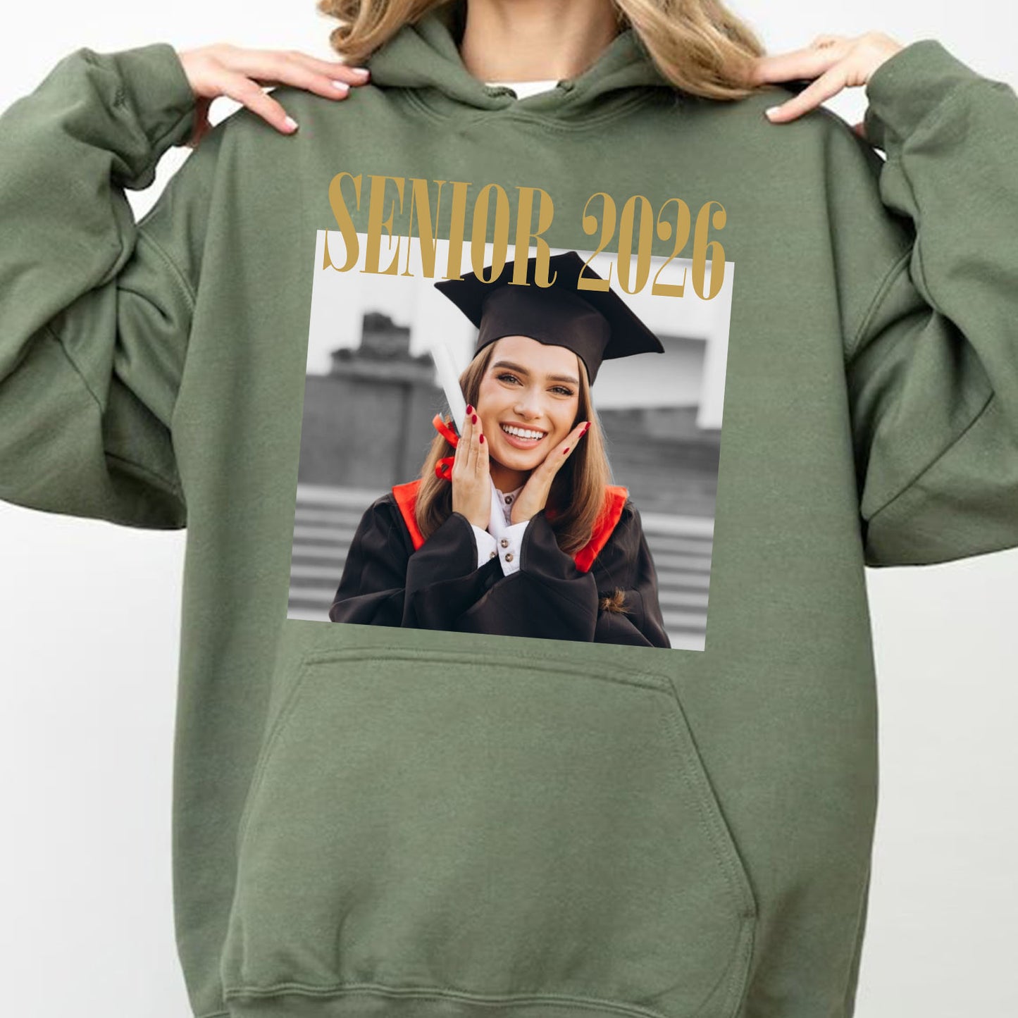 Personalized Senior 2026 Shirt, Custom Photo Graduation Tee, Class of 2026 Shirt, Senior Gift 684787