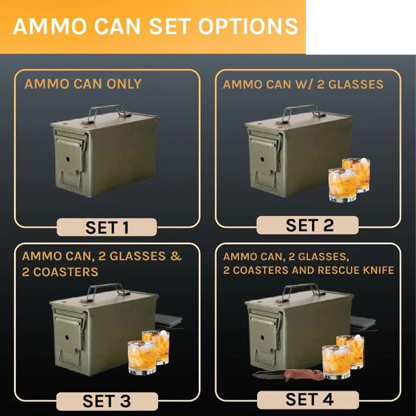 Custom Ammo Can, Personalized Ammunition Box, Gifts for Him, Birthday Gifts for Men, Military Gift for Dad Husband 683893