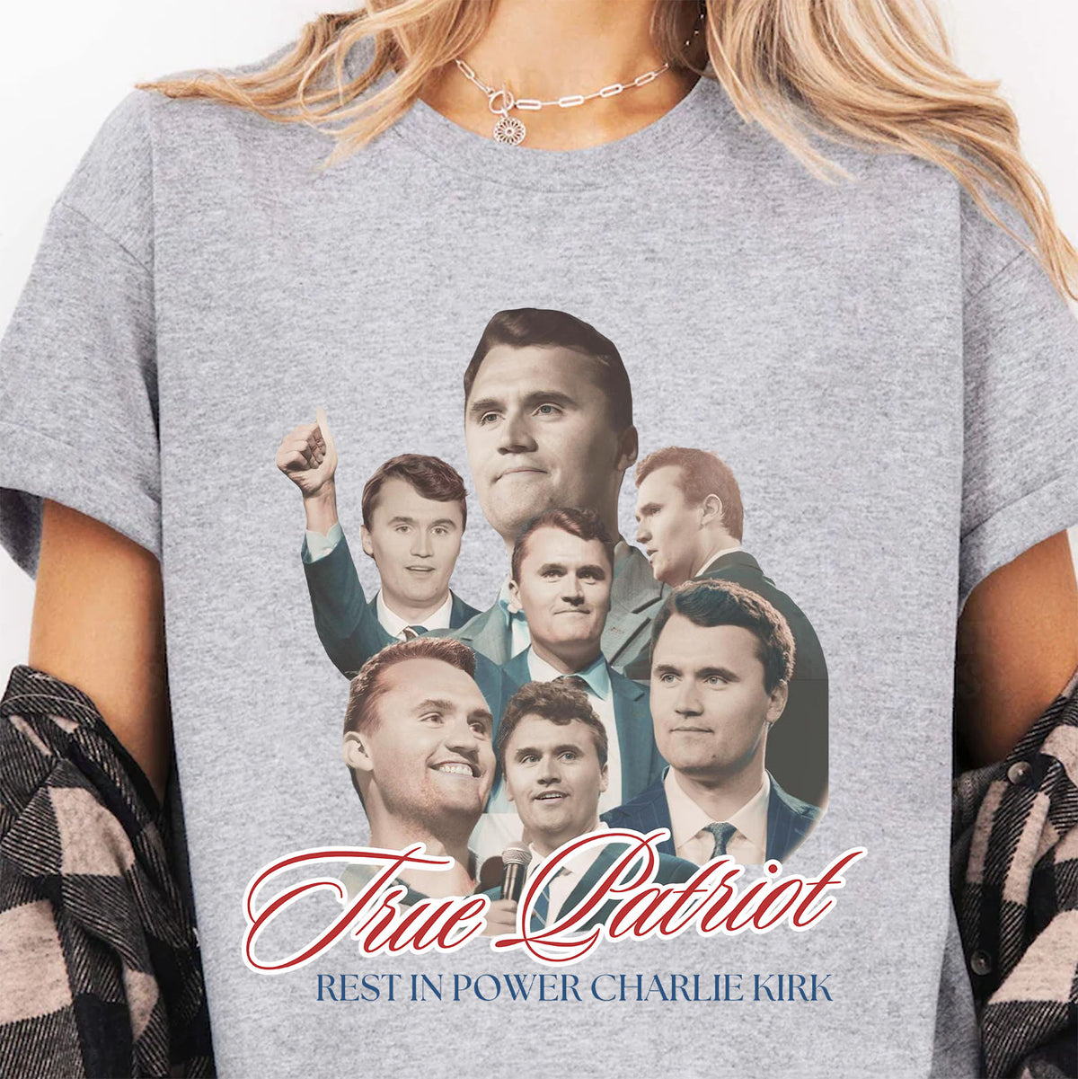 Rest in Power Charlie Kirk Shirt | A True Patriot Memorial Tee | Human Rights & Free Speech T-Shirt 682903