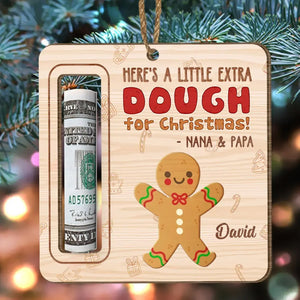 Personalized Gingerbread Christmas Money Holder Ornament, Gingerbread Wooden Cash Gift Holder for Kids 686243 WFD