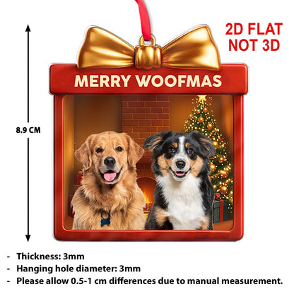 Custom Dog Photo Upload Gift Acrylic Ornament | Personalized Pet Photo Christmas Ornament 683460