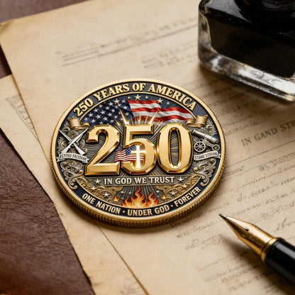 250 Years of America Commemorative Coin | God Bless America 1776–2026 Coin 684630