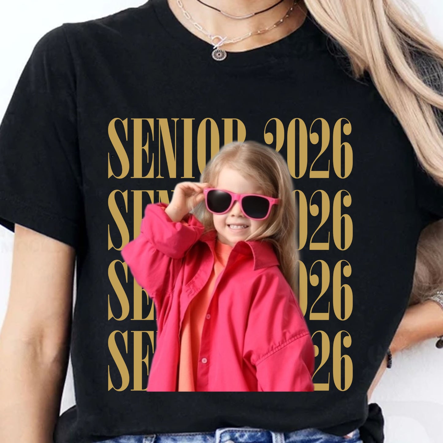 Personalized Vintage Photo Senior 2026 Shirt, Custom Graduate Picture Tee, Class of 2026 Graduation Gift 684836
