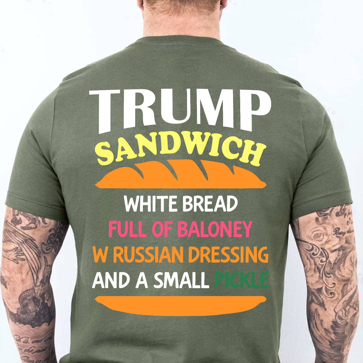 Funny Trump Sandwich Shirt, Political Humor T-Shirt, Anti Trump Tee, Funny Political Gift 685970