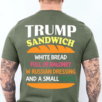 Funny Trump Sandwich Shirt, Political Humor T-Shirt, Anti Trump Tee, Funny Political Gift 685970