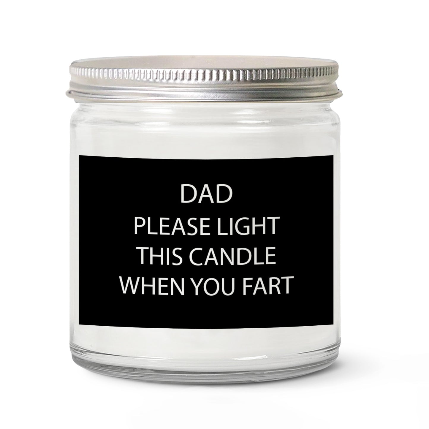 Custom Funny Candle, Father's Day Gift for Dad, Gag Gift for Him, Novelty Scented Humor Candle 684887