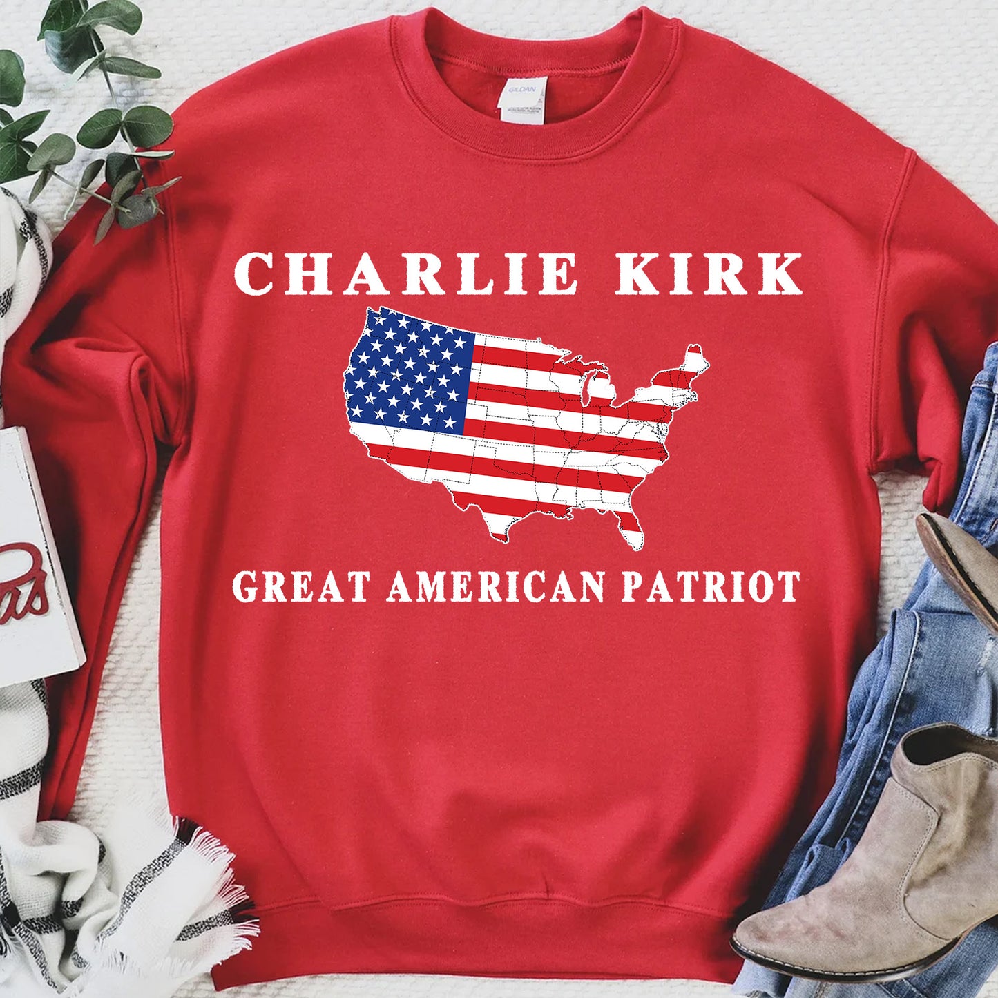Great American Patriot Charlie Kirk Shirt | Charlie Kirk Red Shirt | We Wear Red Charlie Kirk Birthday October 14 | Red Freedom Shirt 682832