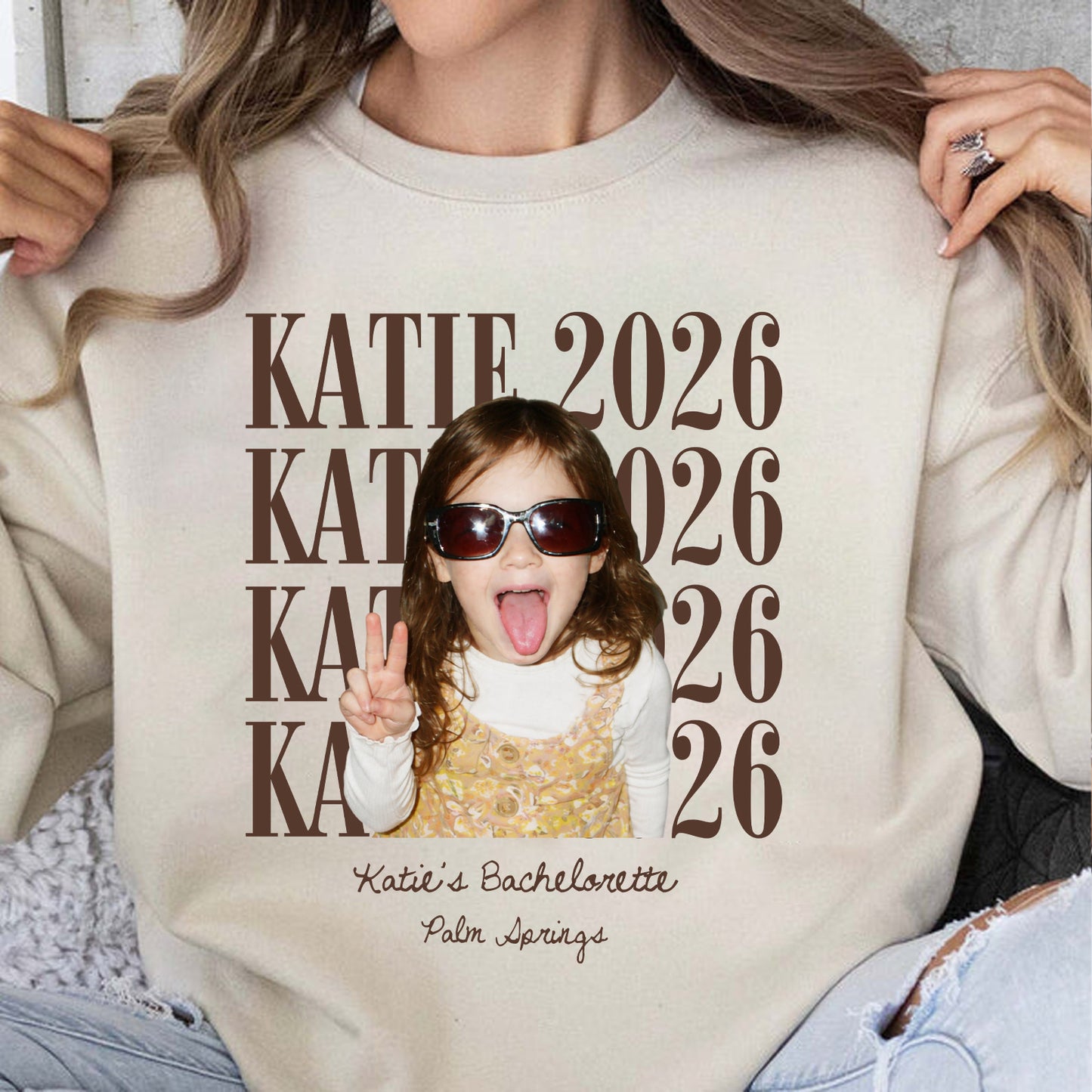 Custom Photo Bachelorette Shirts, Personalized Bridal Party Tee, Bride Squad Shirt 685712