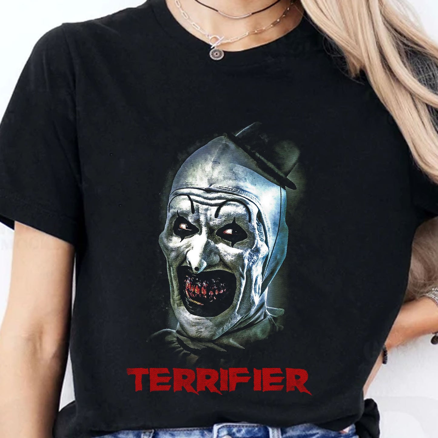 Art The Clown Terrifier Halloween Shirt | Horror Graphic Tee | Funny Spooky Season Slasher T-Shirt 683308-1