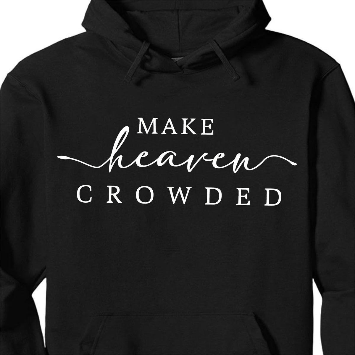 Make Heaven Crowded Charlie Kirk Shirt | Christian Faith Shirt | Justice Charlie Kirk Memorial Shirt 683084