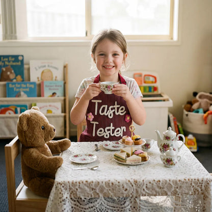 Personalized Adult & Kids Apron, Custom Name Cooking Apron, Yarn Letter Baking Smock, Family Gift 685549