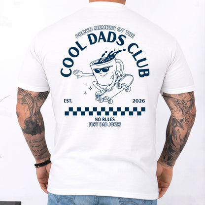 Personalized Cool Dads Club Backside Shirt, No Rules Just Dad Jokes T-Shirt, Funny Father’s Day Gift for Dad 684945