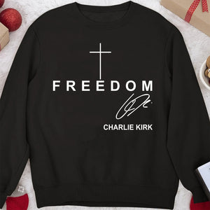 Freedom Charlie Kirk Red Shirt | Red Freedom Shirt | We Wear Red Charlie Kirk Birthday October 14 Shirt 683204