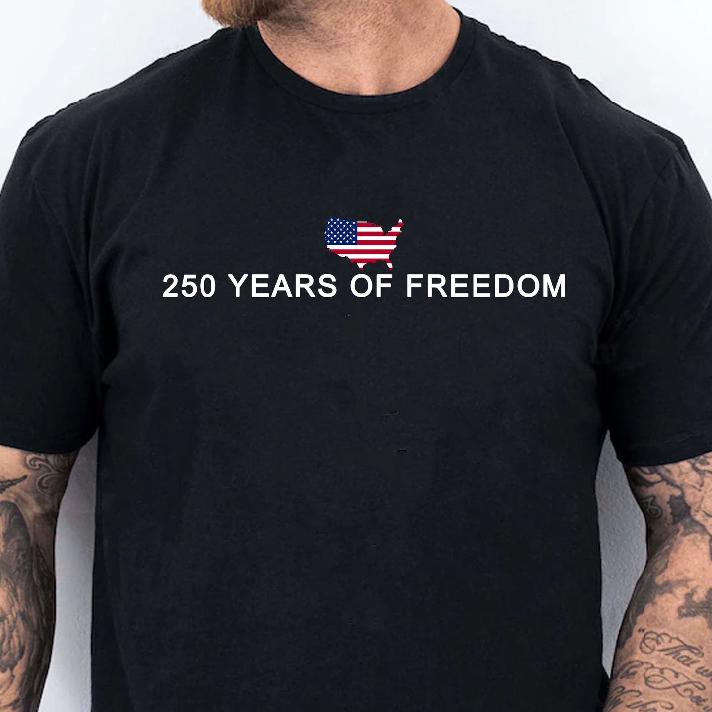 250 Years Of Freedom Shirt, USA 250th Anniversary Patriotic Tee, 4th of July America Shirt 684946