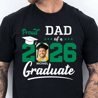 Personalized Proud Family Graduation 2026 Upload Photo Shirt C534