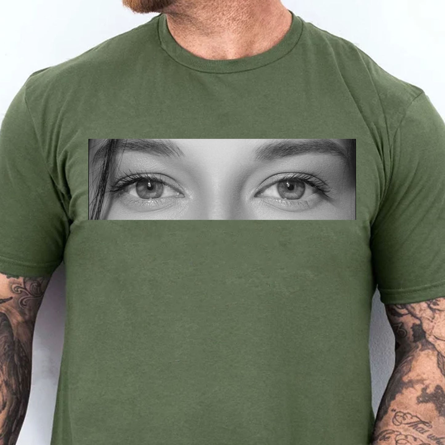 Custom Photo Human Eyes Shirt, Personalized Eye Photo Girlfriend Boyfriend Hoodie, Eye Love You Tee 683815