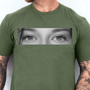 Custom Photo Human Eyes Shirt, Personalized Eye Photo Girlfriend Boyfriend Hoodie, Eye Love You Tee 683815