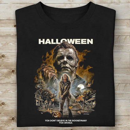 Michael Myers Halloween Shirt, Retro Horror Movie Sweatshirt, Classic Halloween Film Tee, Scary Halloween Shirt 683308-6