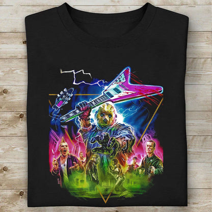 Friday the 13th Jason Takes Manhattan Halloween Shirt, 90s Horror Movie T-Shirt, Horror Halloween Tee 683308-7