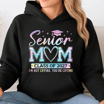 Personalized Senior Mom Class of 2027 Shirt, Custom Graduation Mom Tee, Proud Senior Mom Graduation Gift 685848