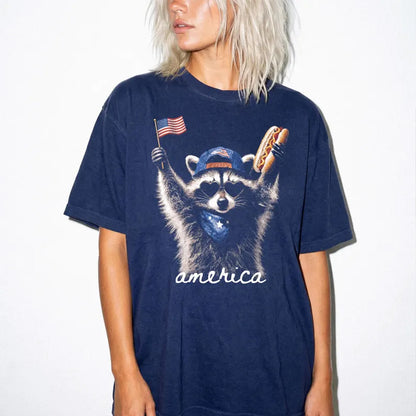 250 Years USA Shirt, Funny Raccoon Tee, Patriotic 4th of July Independence Day T-Shirt 685191 WFD