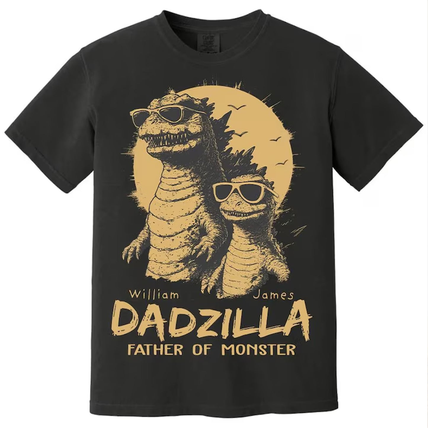 Personalized Dadzilla Dinosaur Shirt, Funny Father Of Monsters Dad Tee, Father’s Day Gift For Daddy Papa 685108 WFD