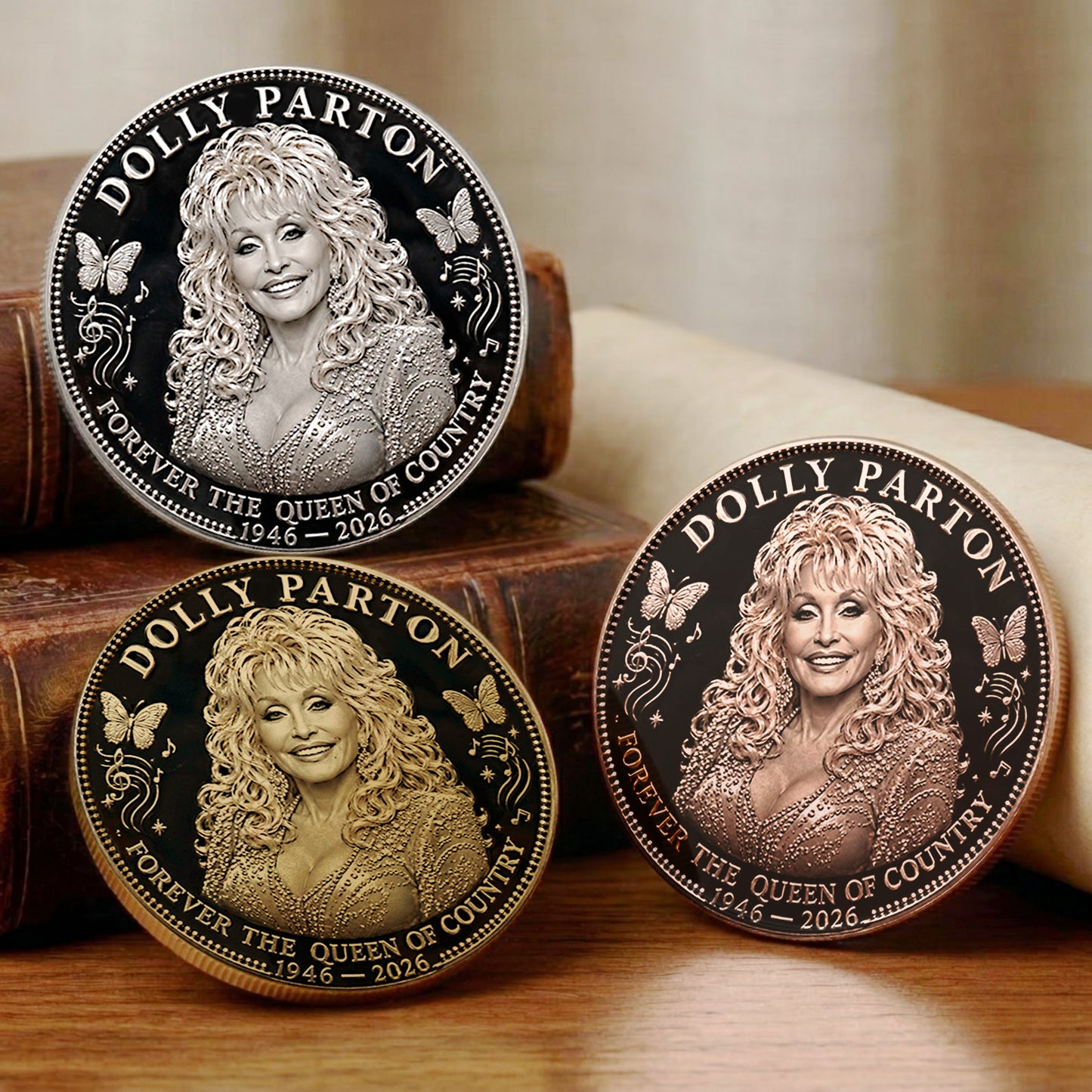 Dolly Parton Memorial Commemorative Coin, I Will Always Love You Legacy Coin, Country Music Tribute 686124
