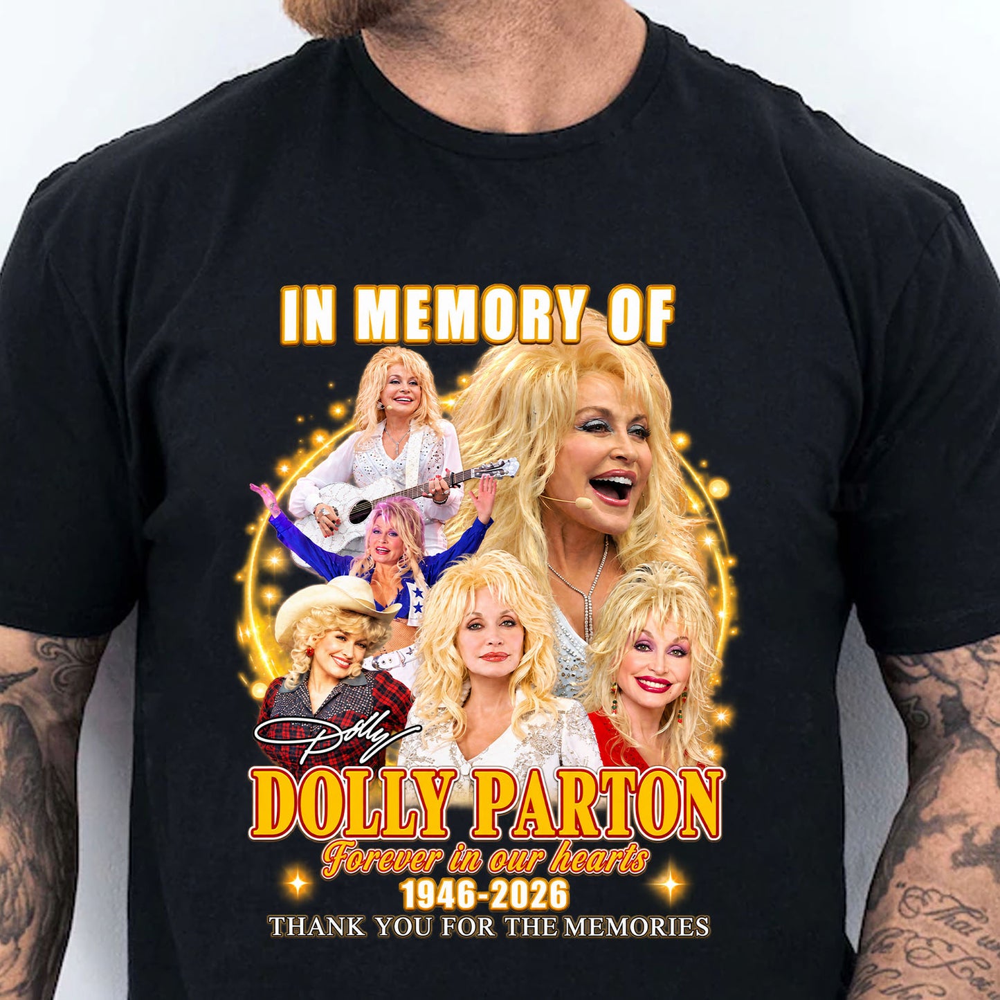 Dolly Parton Memorial Shirt, Forever in Our Hearts 1946–2026 T-Shirt, Country Music Tribute Tee 686043