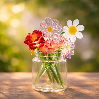 Glass Birth Month Flower | Birth Flower Gift, Hand Blown Spring Flower | Mother’s Day Gift 684713
