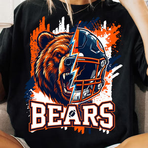 Chicago Football Bear Shirt, Bears Football Hoodie, Chicago Touchdown Fan Gear 684152