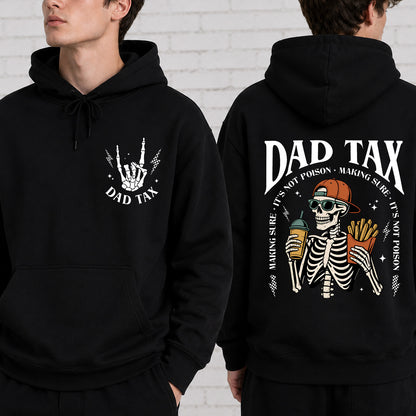 Funny Dad Tax Pocket & Back Shirt, Skeleton Dad Graphic Tee, Funny Father’s Day Gift For Dad 685091